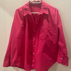 Pink Zara shirt